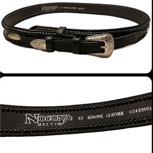 NOCONA GENUINE LEATHER BELT Size 40 Black Men’s Western Cowboys